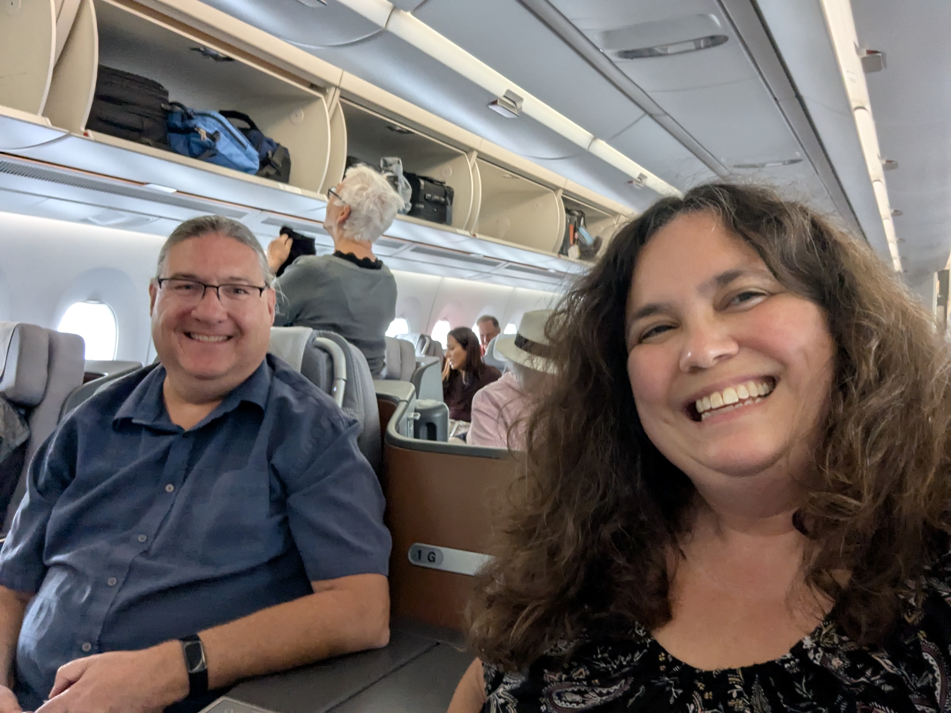 Denver International Airport, Frankfurt, Lufthansa, Airbus, Kari Sanders, Michael Sanders